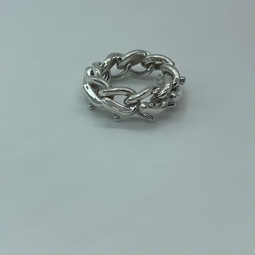 Tiffany & Co. Silver Link Ring - Picture 13 of 16
